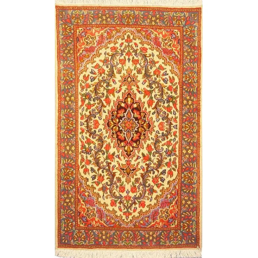 One Of The Kind Persian Kerman Rug 5'1" x 2'11"